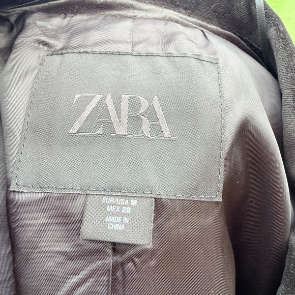 Zara Tailored Velvet Blazer ZW Collection - Picture 9 of 9